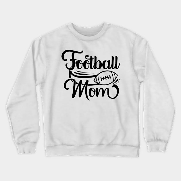 Football mom Crewneck Sweatshirt by Ombre Dreams